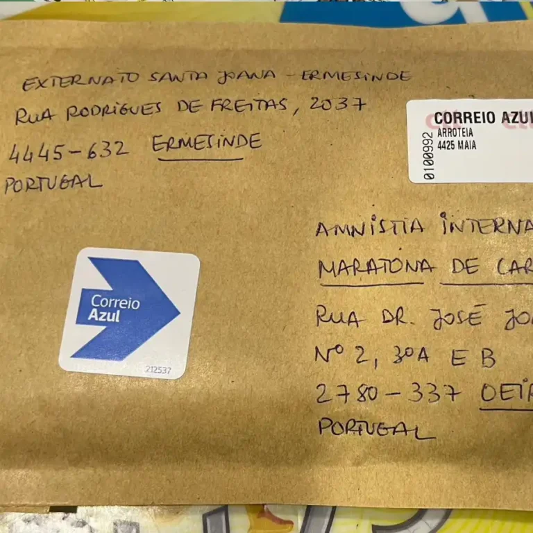 Amnistia Internacional - Iniciativa Maratona de Cartas